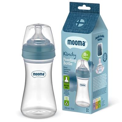 Mooma Kindy Antikolik PP Biberon 250ml (18 Ay+) Hızlı Akış