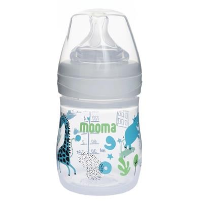 Mooma Neeko Antikolik Biberon 150ml (0-6 Ay Yavaş Akış ) Konfeti Desenli