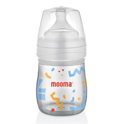Mooma Neeko Antikolik Biberon 150ml (0-6 Ay Yavaş Akış ) Hayvan Desenli