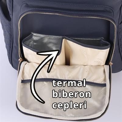 Malzeme Çantası...Dust Deri ( Lacivert )