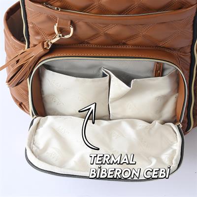 Sırt Çantası...Oeste Deri ( Taba )