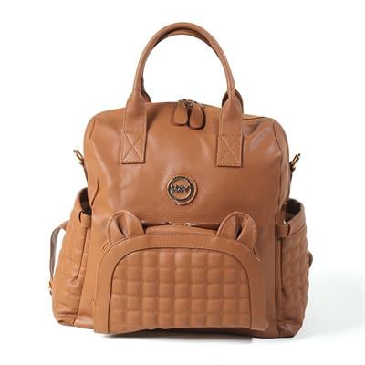 M&Y COLLECTION Kitty Deri Sırt Bebek Bakım Çantası