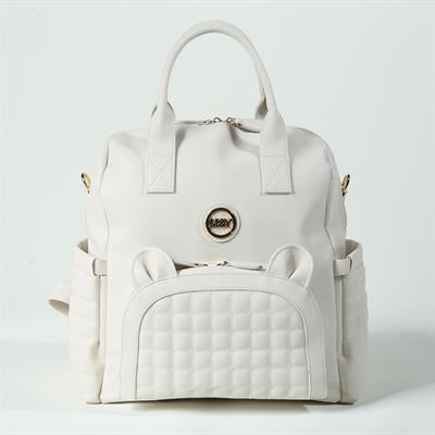 M&Y COLLECTION Kitty Deri Sırt Bebek Bakım Çantası