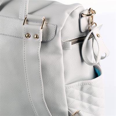 M&Y COLLECTION West Deri Sırt Bebek Bakım Çantası ( Gri )