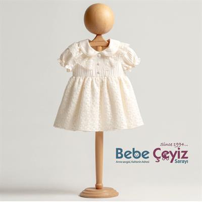 MYMİO Papatyalı Brode Elbise ( Kız )