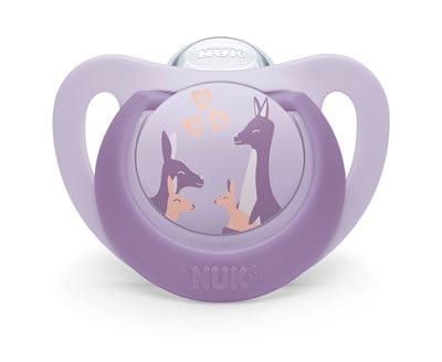 Nuk Emzik First Choice 6-18 ay Mor/Pembe Kız