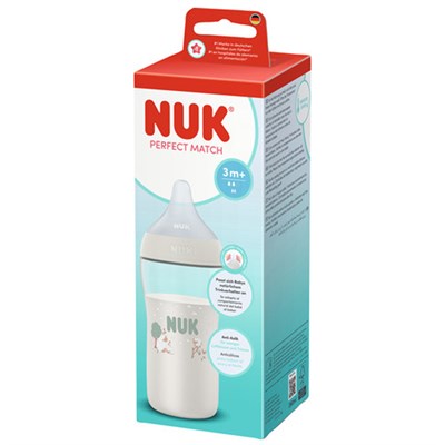 NUK Perfect Match PP Biberon  260 ml ( Beyaz )  