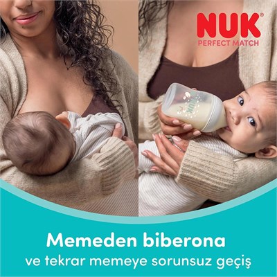 Nuk Perfect Match Silikon Biberon Emziği (S)  