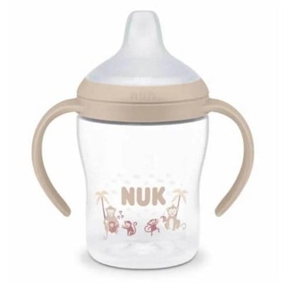 NUK PM Eğitici Alıştırma Bardağı ( 150 ml ) ( Bej ) 