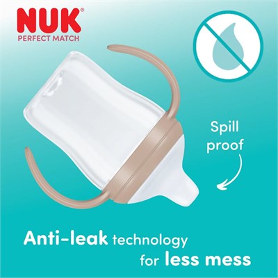NUK PM Eğitici Alıştırma Bardağı ( 150 ml ) ( Bej ) 