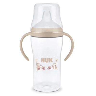 NUK PM Eğitici Alıştırma Bardağı ( 260 ml ) ( Bej )