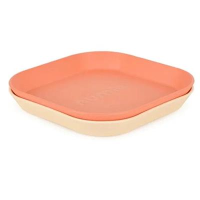 NUMİO 2 li Kare Tabak & Peach Vanillia