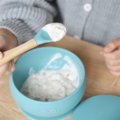 OİOİ 2li Bambu Saplı Kaşık ( Bubble Beige / Powder Grey )
