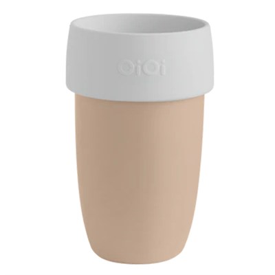 OiOi Alıştırma Bardağı ( Bubble Beige Powder Grey )
