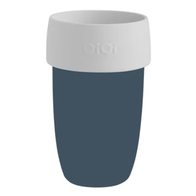 OiOi Alıştırma Bardağı ( Deep Blue Powder Grey )