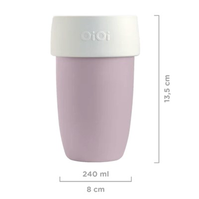 OiOi Alıştırma Bardağı ( Misty Lilac Powder Grey )