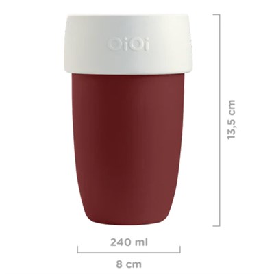 OiOi Alıştırma Bardağı ( Velvet Rose Powder Grey )