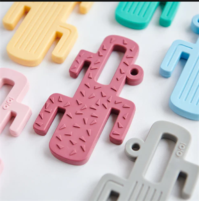 Oioi Diş Kaşıyıcı Kaktüs Bordo (3Ay+)