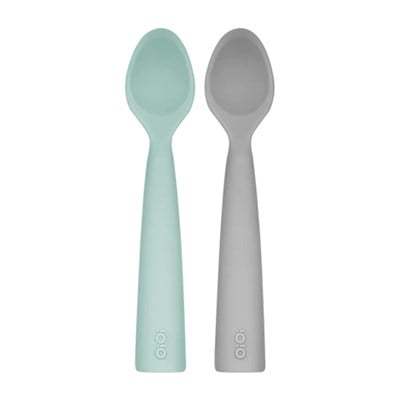 OİOİ Nam Nam 2li Kaşık ( Green / Powder Grey)