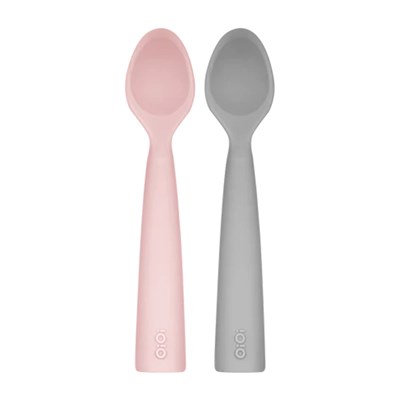 OİOİ Nam Nam 2li Kaşık ( Pinky Pink / Powder Grey )