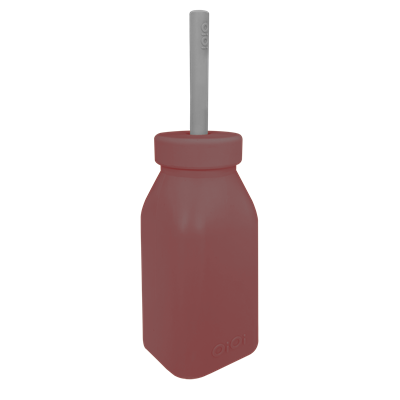 Oioi Şişe+Pipet Velvet Rose/Powder Grey (6Ay+)
