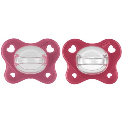 CHİCCO Physıo Dual Soft 2li Emzik Kız ( 16-36 Ay )