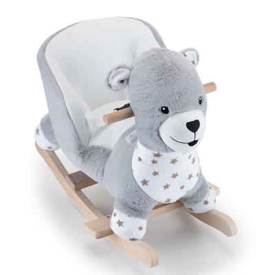 Peluş  Ahşap Sallanır Ayıcık