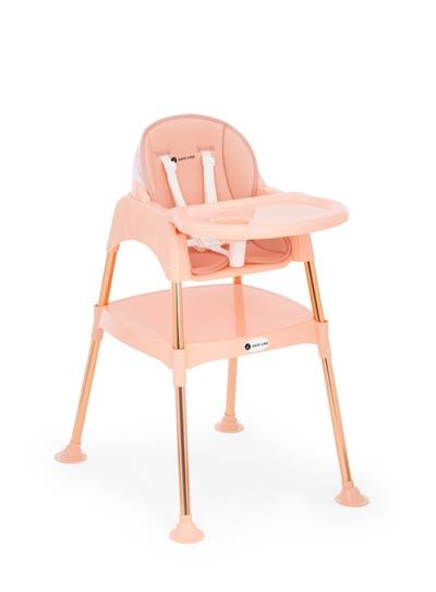 Safe Line Pocket Çalışma Masalı Mama Sandalyesi (Gold Pembe)