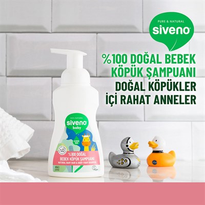 SIVENO % 100 Doğal Bebek Köpük Şampuan ( 250 Ml )