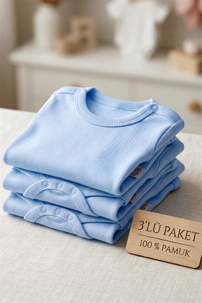 Sebi 3Lü Kısa Kol Badi