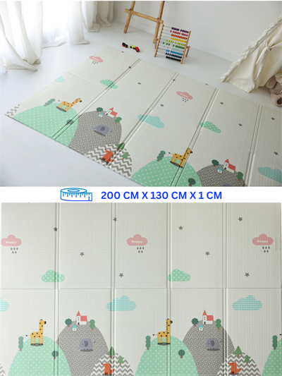 Oyun Matı...Katlanabilir Bulutlar Dağlar 200*130*1