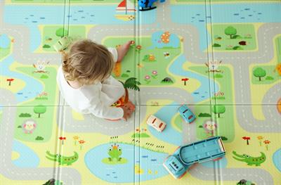 Oyun Matı...Katlanabilir Yeşil Parkur 200*130*1