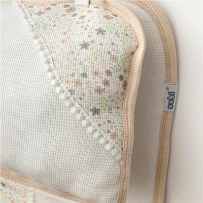 Alt Açma...3lü Wafıl Çiçekli ( Bej )