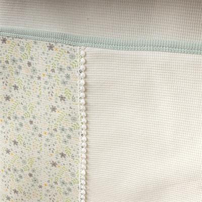 Alt Açma...3lü Wafıl Çiçekli ( Mint )