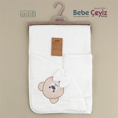 Havlu...Ayı Desen Ekru