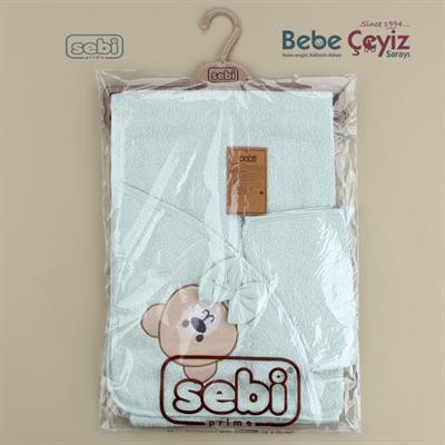 Havlu...Ayı Desen Mint Yeşili