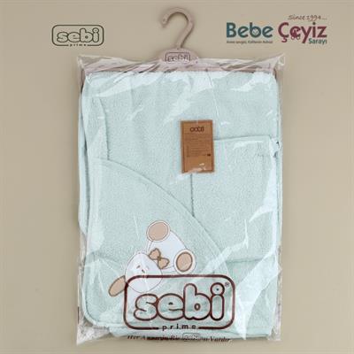 Havlu...Tavşan Desen Mint Yeşili