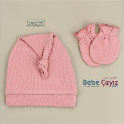 Şapka...Bağlamalı Ve Eldivenli ( Kiremit )
