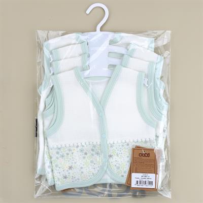 Yelek...Çiçekli ( Mint )