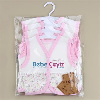 Yelek...Çiçekli ( Pembe )