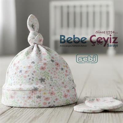 SEBİ PRİME Desenli Bağlamalı Şapka Eldiven 