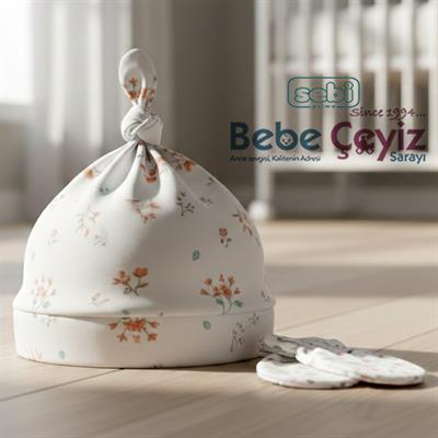 SEBİ PRİME Desenli Bağlamalı Şapka Eldiven 