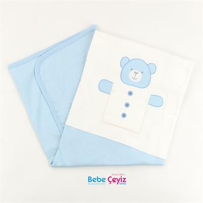 SEBİ PRİME Düğmeli Ayıcık Battaniye