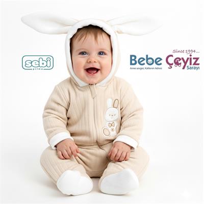 Sebi Elyaflı Kapüşonlu Tulum