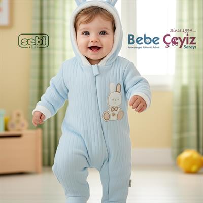 Sebi Elyaflı Kapüşonlu Tulum