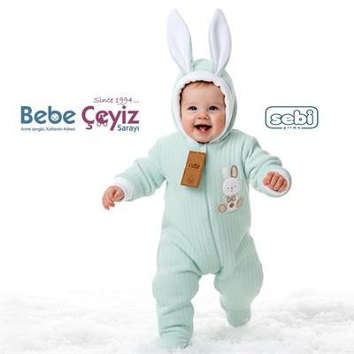 Sebi Elyaflı Kapüşonlu Tulum