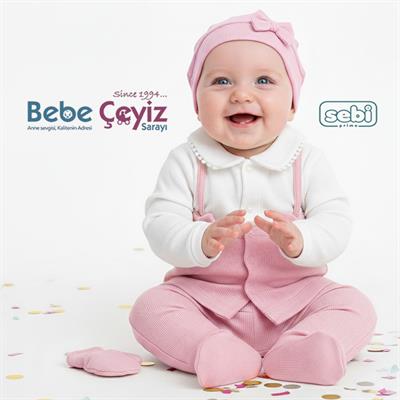 SEBİ PRİME Fiyonk Desenli 5li Hastane Çıkışı ( Gül Kurusu ) ( 0-3 Ay )
