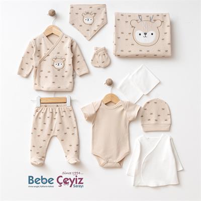 Hastane Çıkışı... 10 lu Geyikli Model ( Bej )