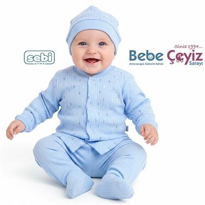 SEBİ PRİME Harfli Pijama Takımı ( 0-3 Ay )