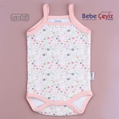 Sebi Çiçekli İp Askılı Badi